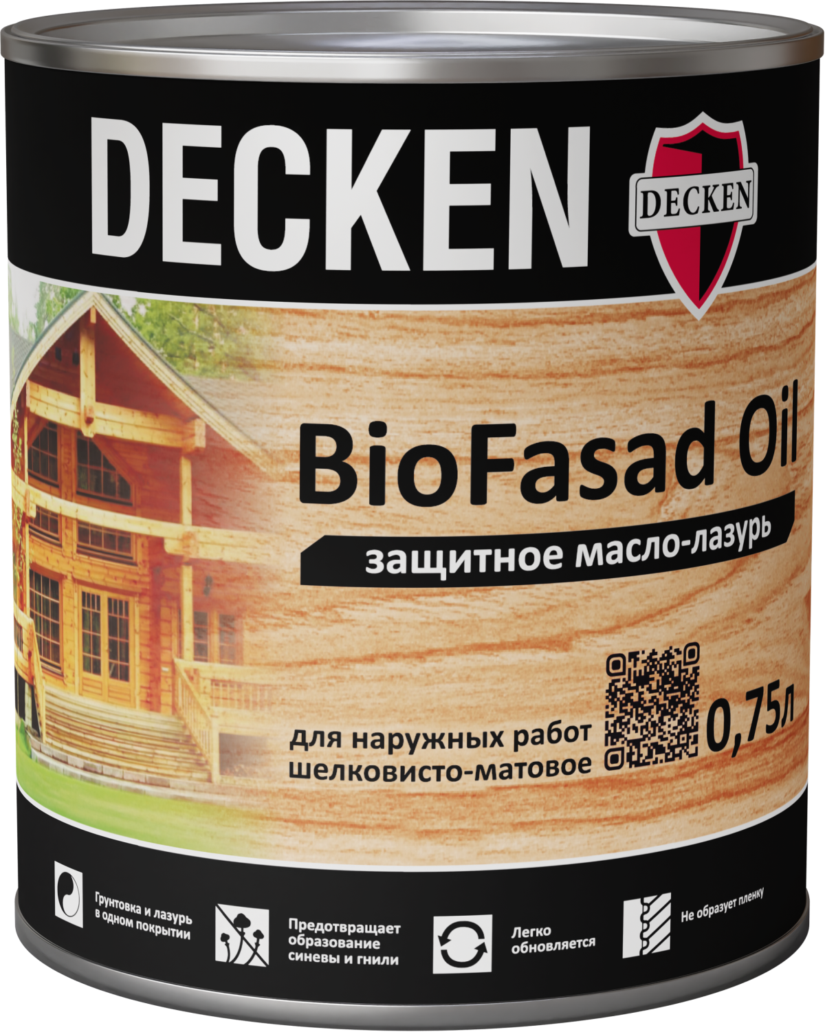 Защитное масло лазурь для дерева DECKEN BIOFASAD OIL