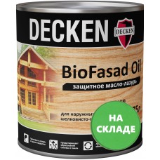 Масло для фасада DECKEN цветовая линейка PROFI