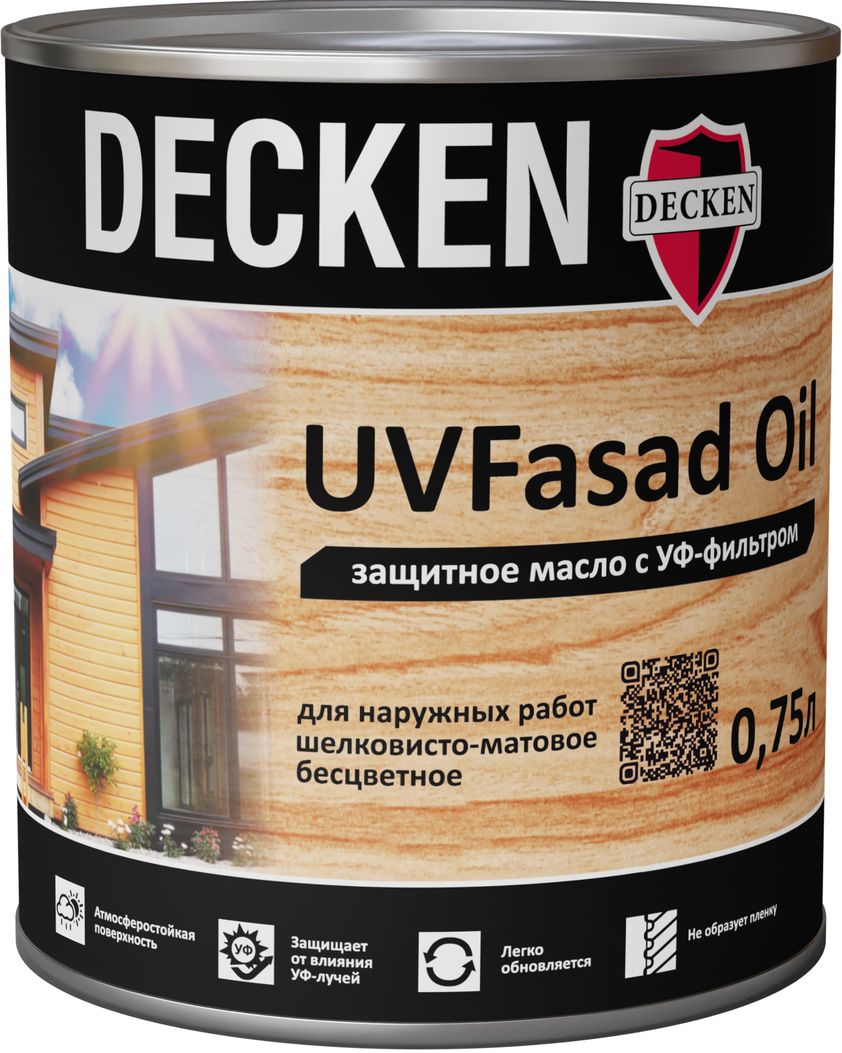 Масло с уф-фильтром для дерева DECKEN UVFASAD OIL