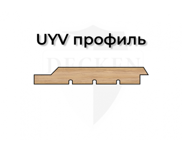 UYV профиль из хвои, обработанный маслом